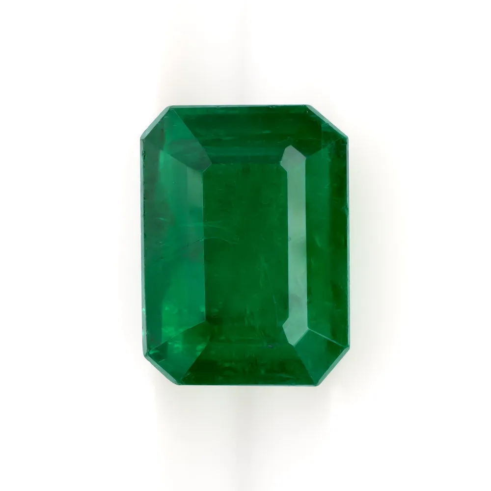 GIA CERTIFIED EMERALD 3.59c EMERALD SHAPE CUT NATURAL GREEN LOOSE GEMSTONE 3.5ct