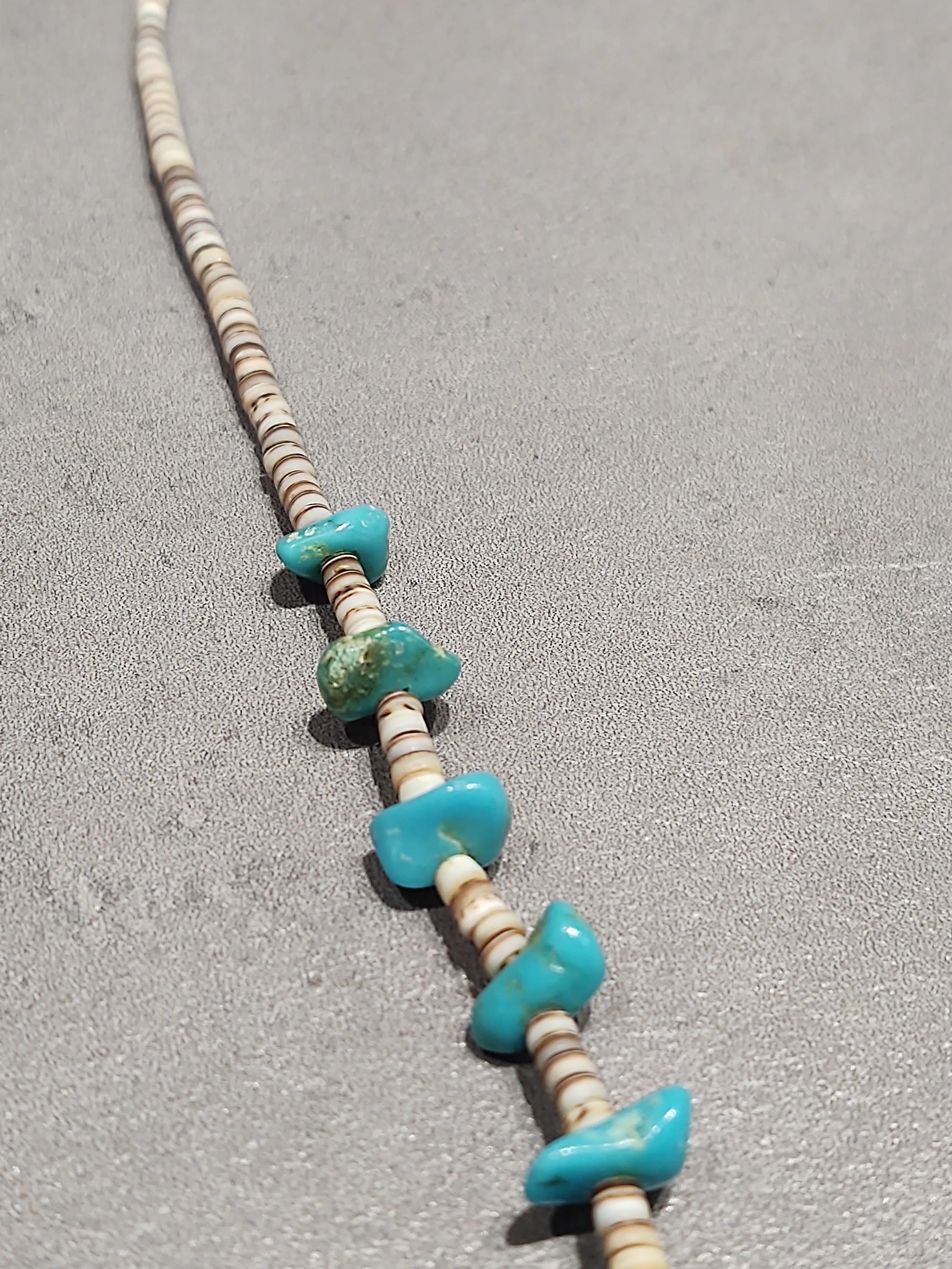 Heishi Turquoise Kewa Necklace - Handmade Native American