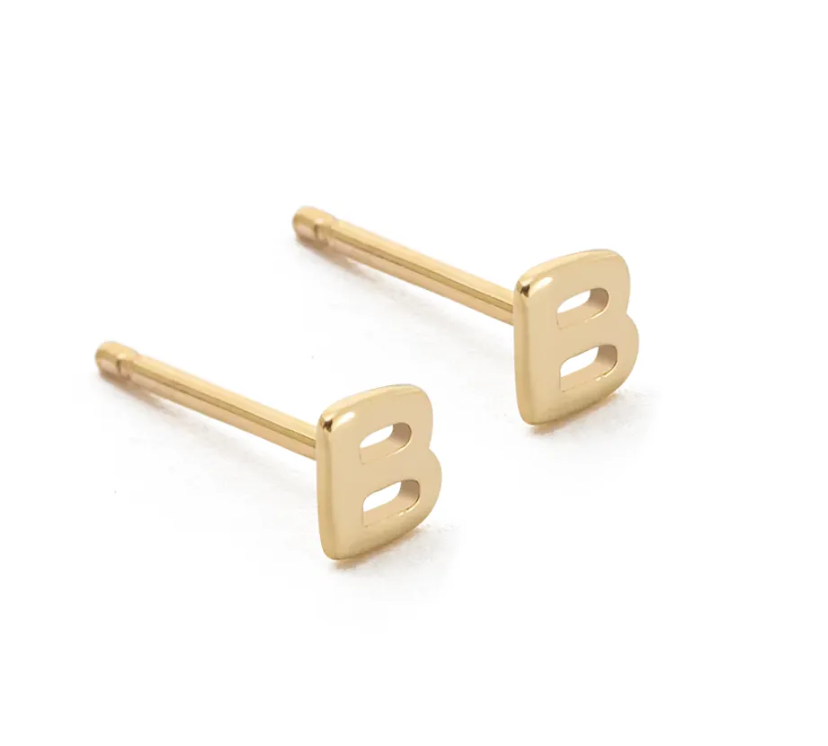 Initial Earrings