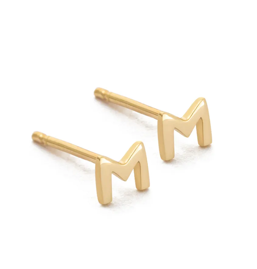 Initial Earrings