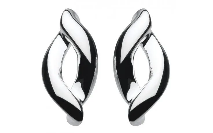 KIT HEATH SILVER EMBRACE STUD EARRINGS 40TVHP