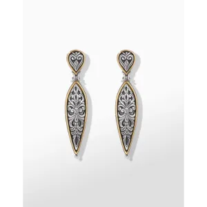 Konstantino 1993 Collection Silver and Gold Drop Earrings