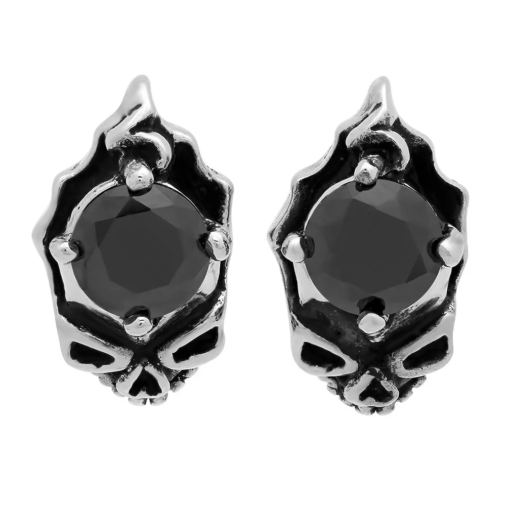 Ladies Stainless Steel Stud Earrings