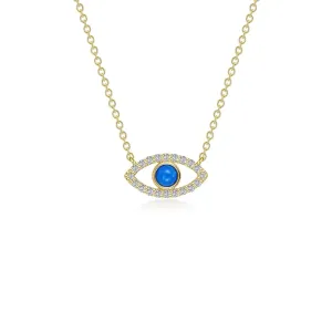 Lafonn Reconstituted Turquoise Evil Eye Necklace N0341TQG20