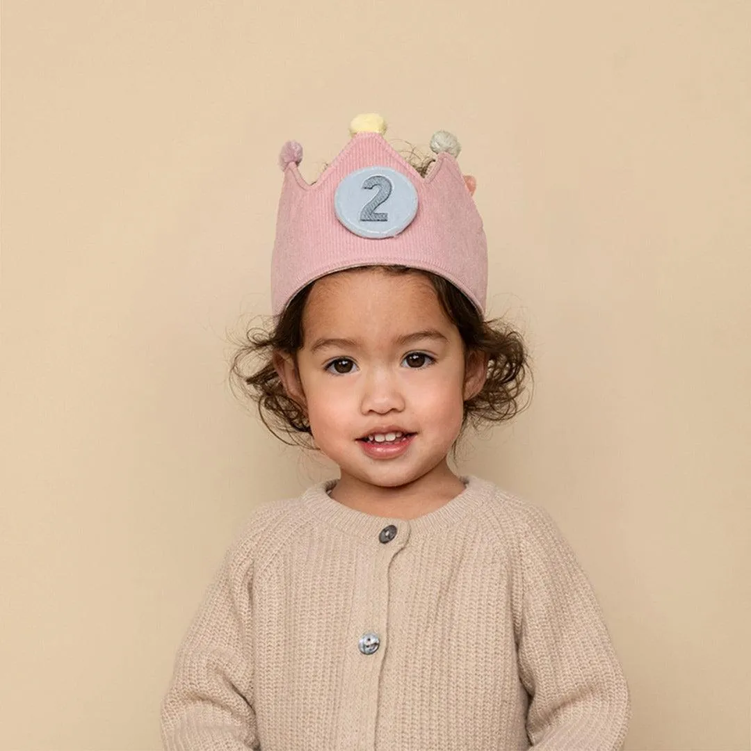 Little Dutch Birthday Crown With Numbers - Pink