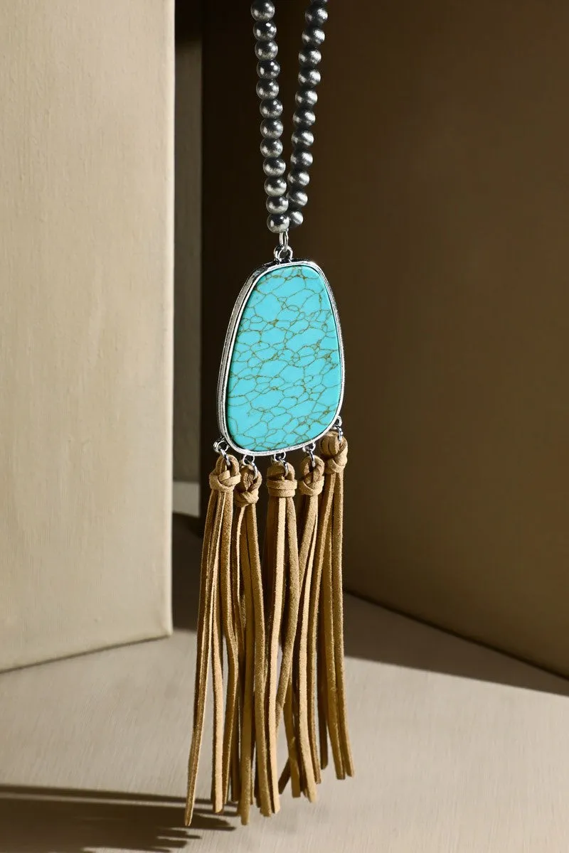 Magnified Spirit Necklace - Turquoise