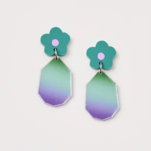 Martha Jean Ombre Daisy Drop Earrings