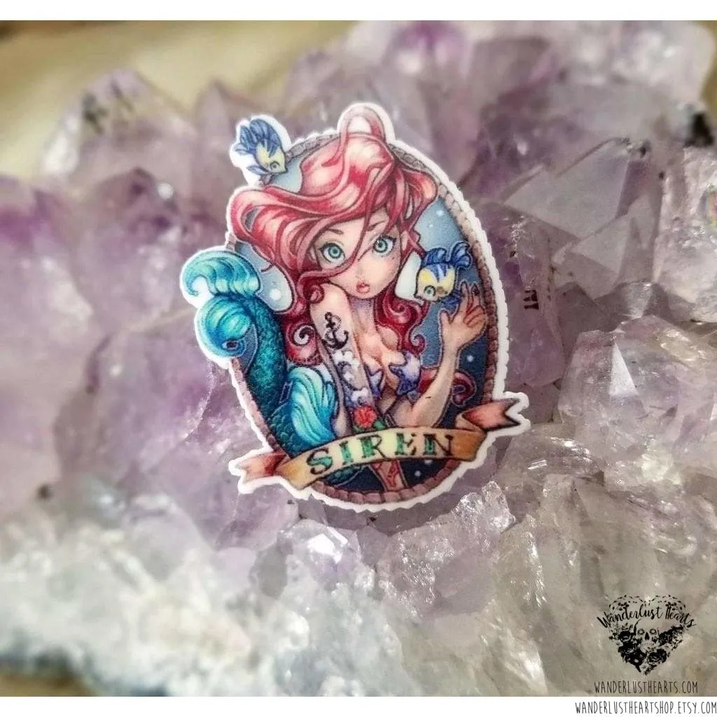 Mermaid bag pin