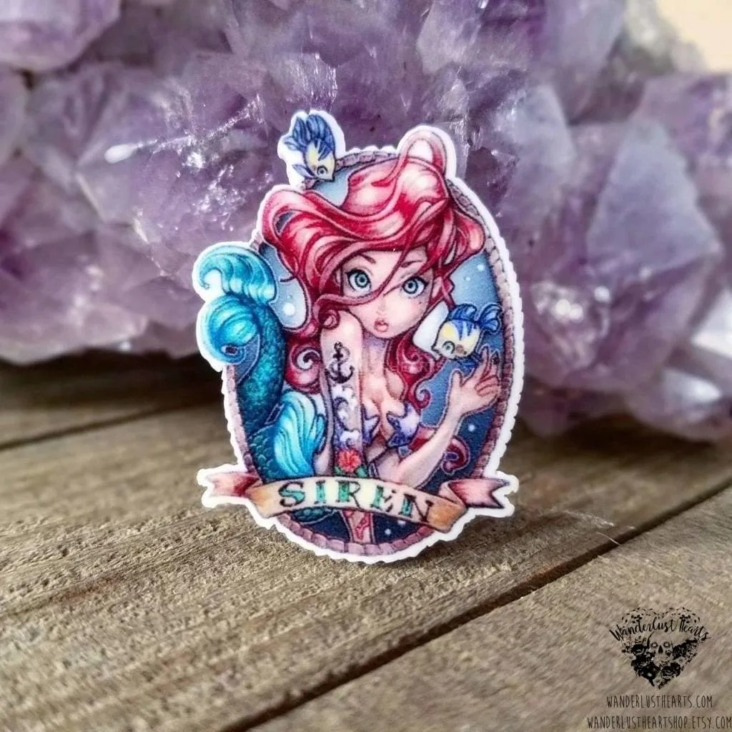 Mermaid bag pin