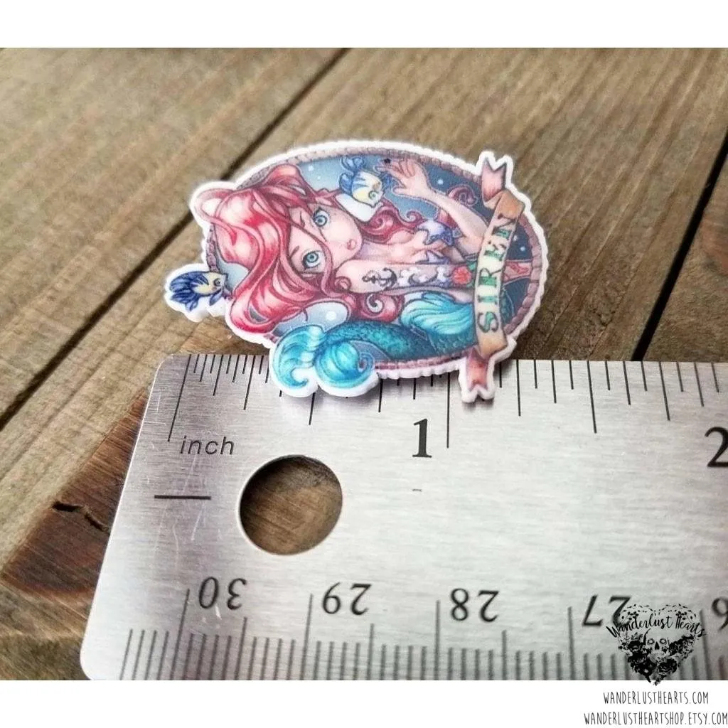 Mermaid bag pin