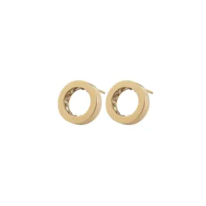 Monaco Studs Gold Earrings