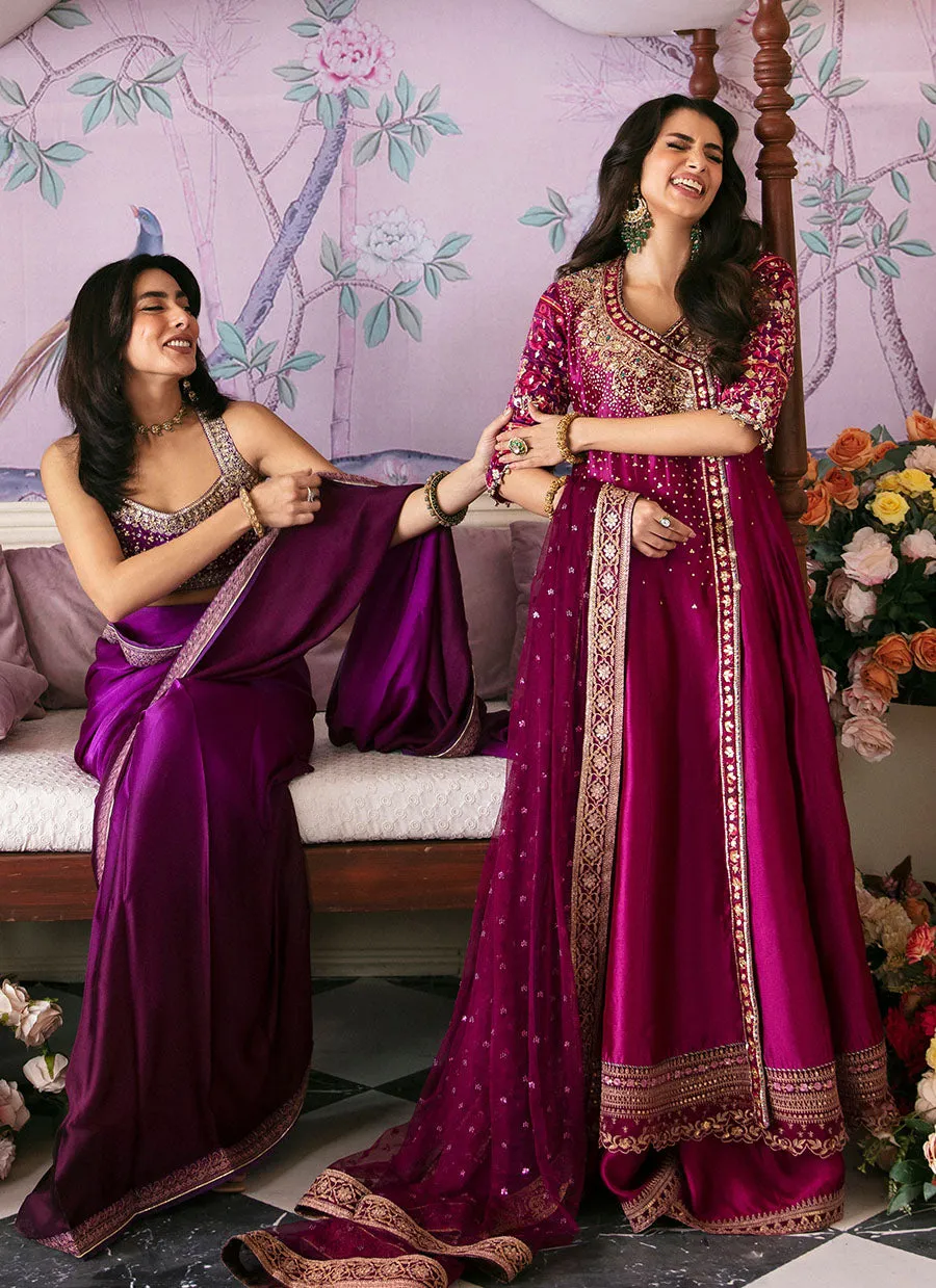 Narina Magenta Kalidaar And Dupatta