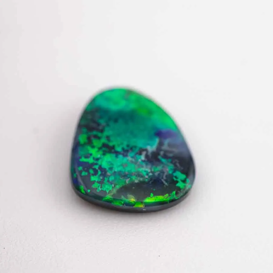 Natural Australian Black Opal Loose Gemstone 3.34ct