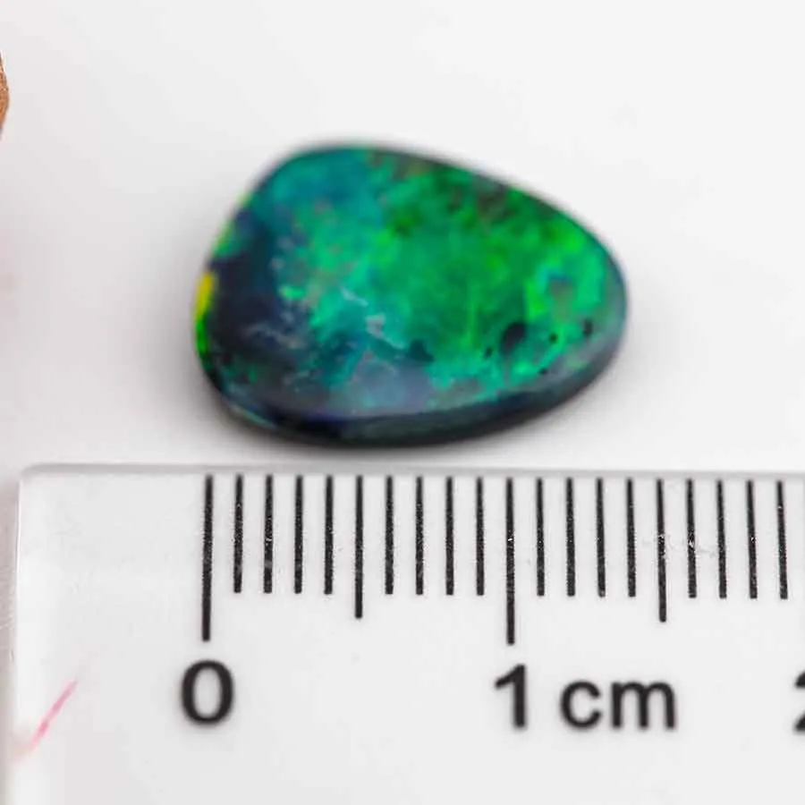 Natural Australian Black Opal Loose Gemstone 3.34ct