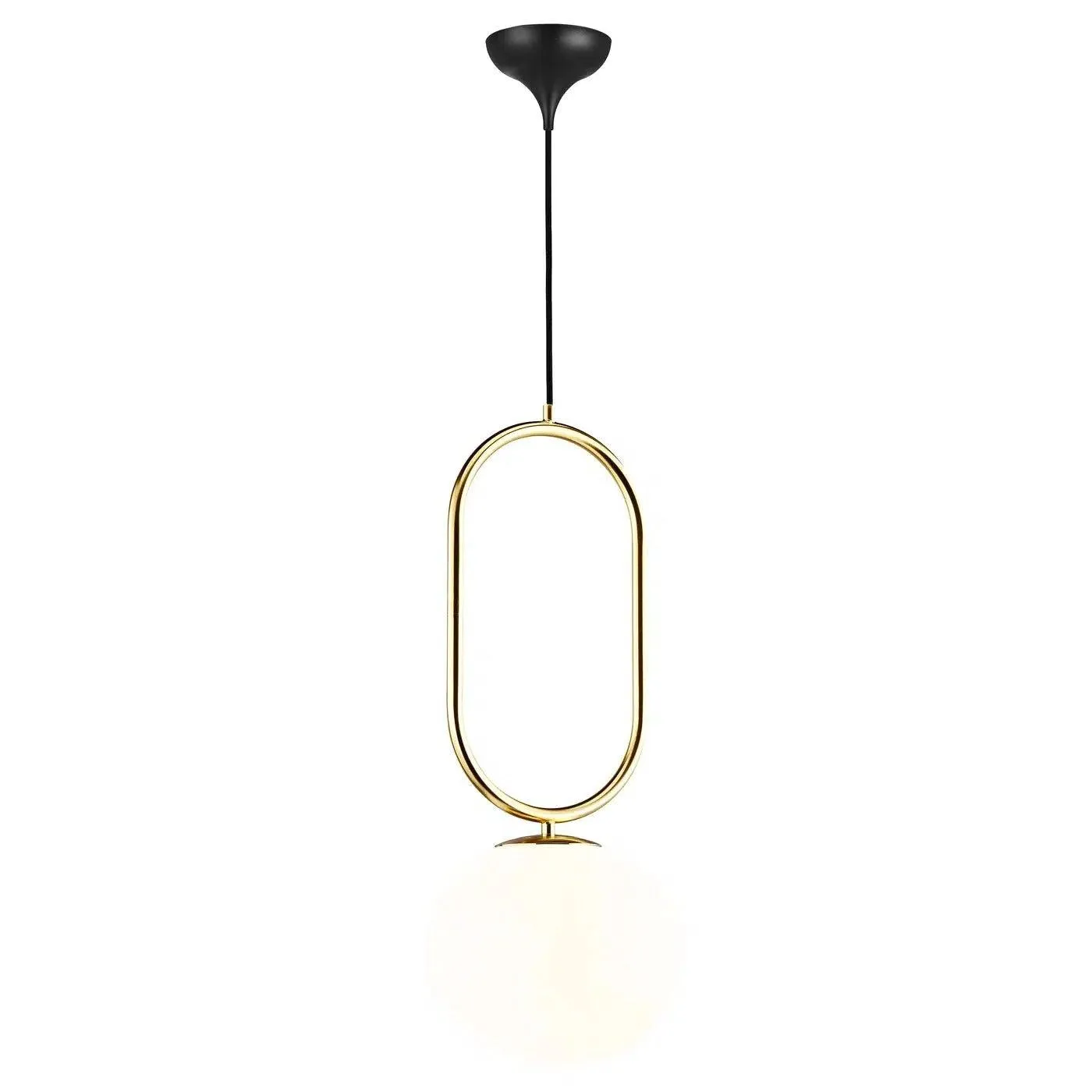 Nordlux Shapes 22 Pendant Brass Metal/Opal Glass E27