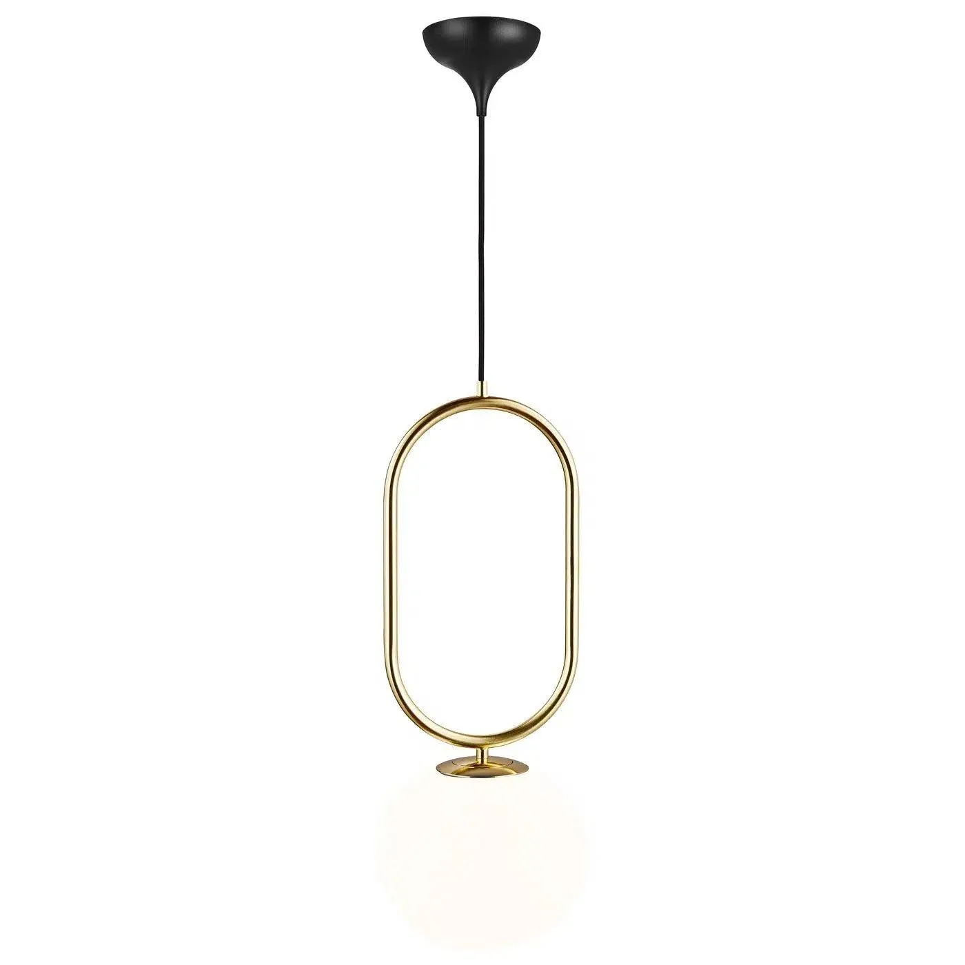 Nordlux Shapes 22 Pendant Brass Metal/Opal Glass E27