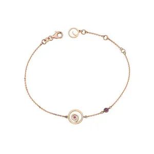 OM GOLD RUBY BRACELET