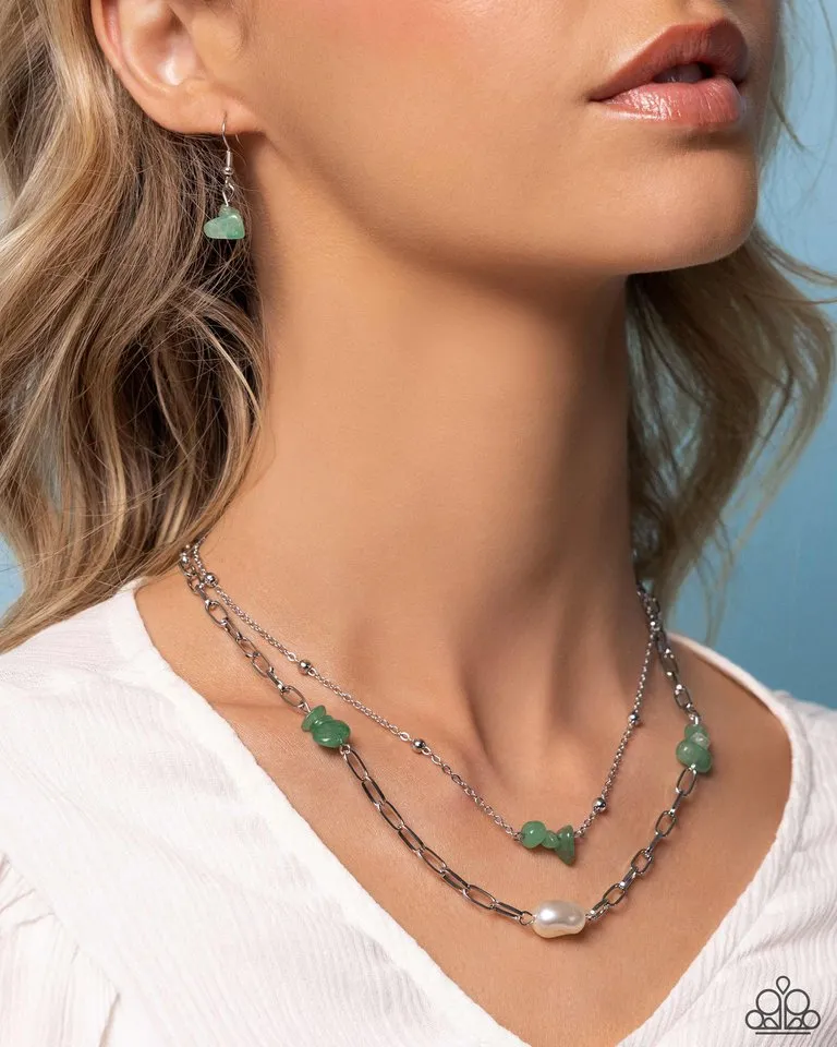 Paparazzi Necklace ~ Santa Fe Surprise - Green