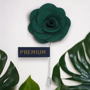 Peluche Brawny Delicacy Dark Green Brooch Lapel Pin