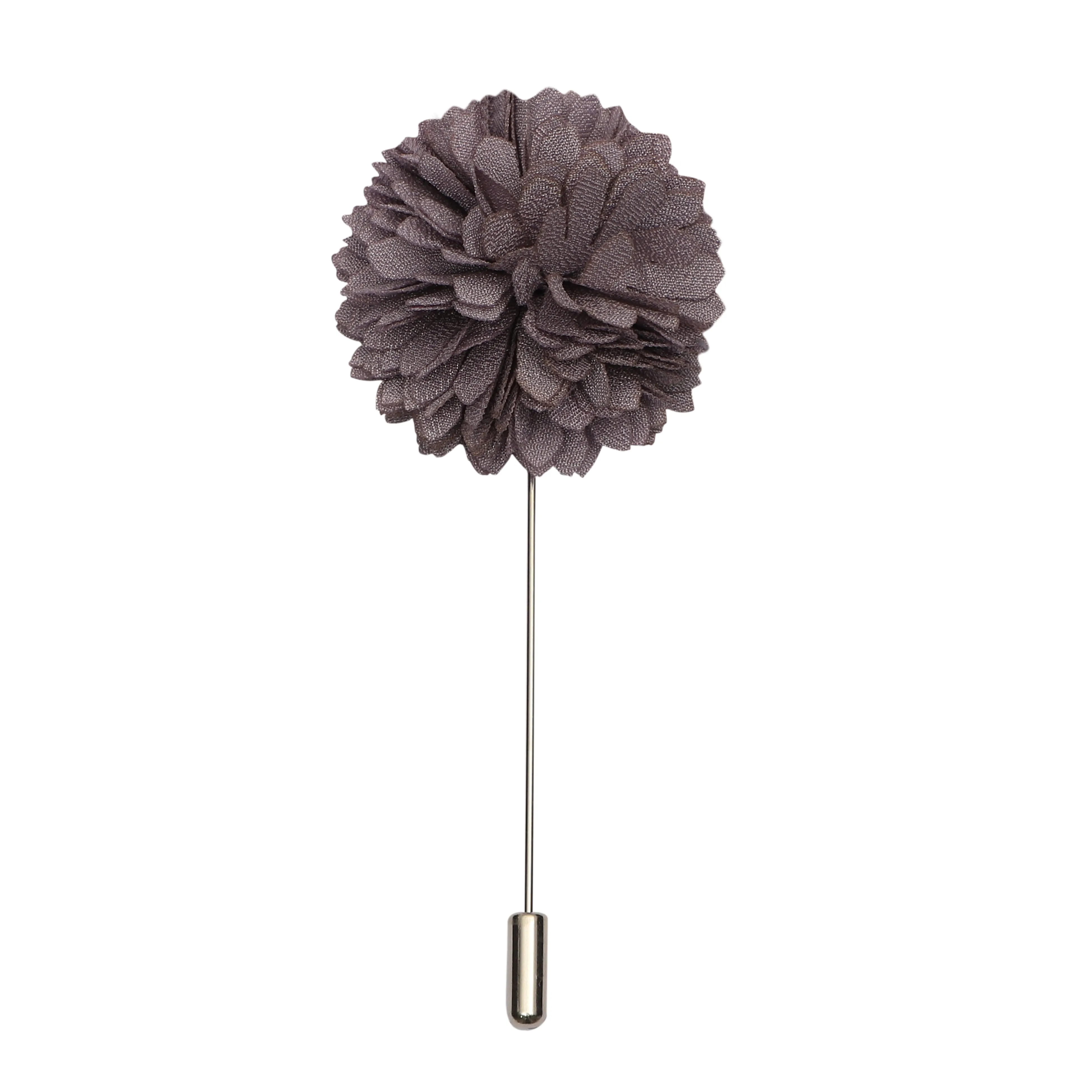 Peluche Graceful Grey Brooch For Men