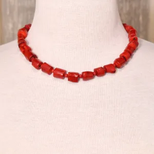 Red Jade Stone Strength Necklace