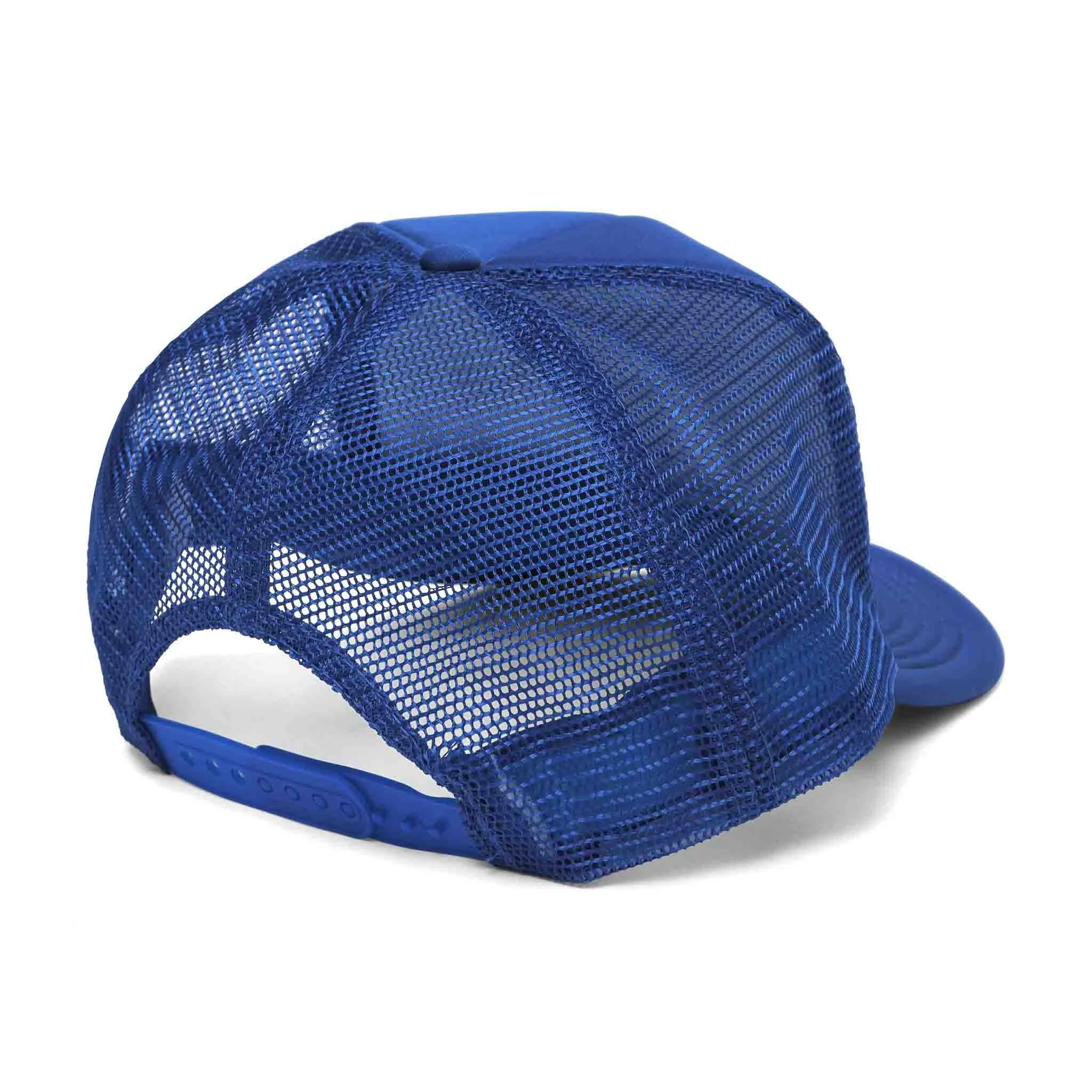 Retro Patch Trucker Hat | Blue