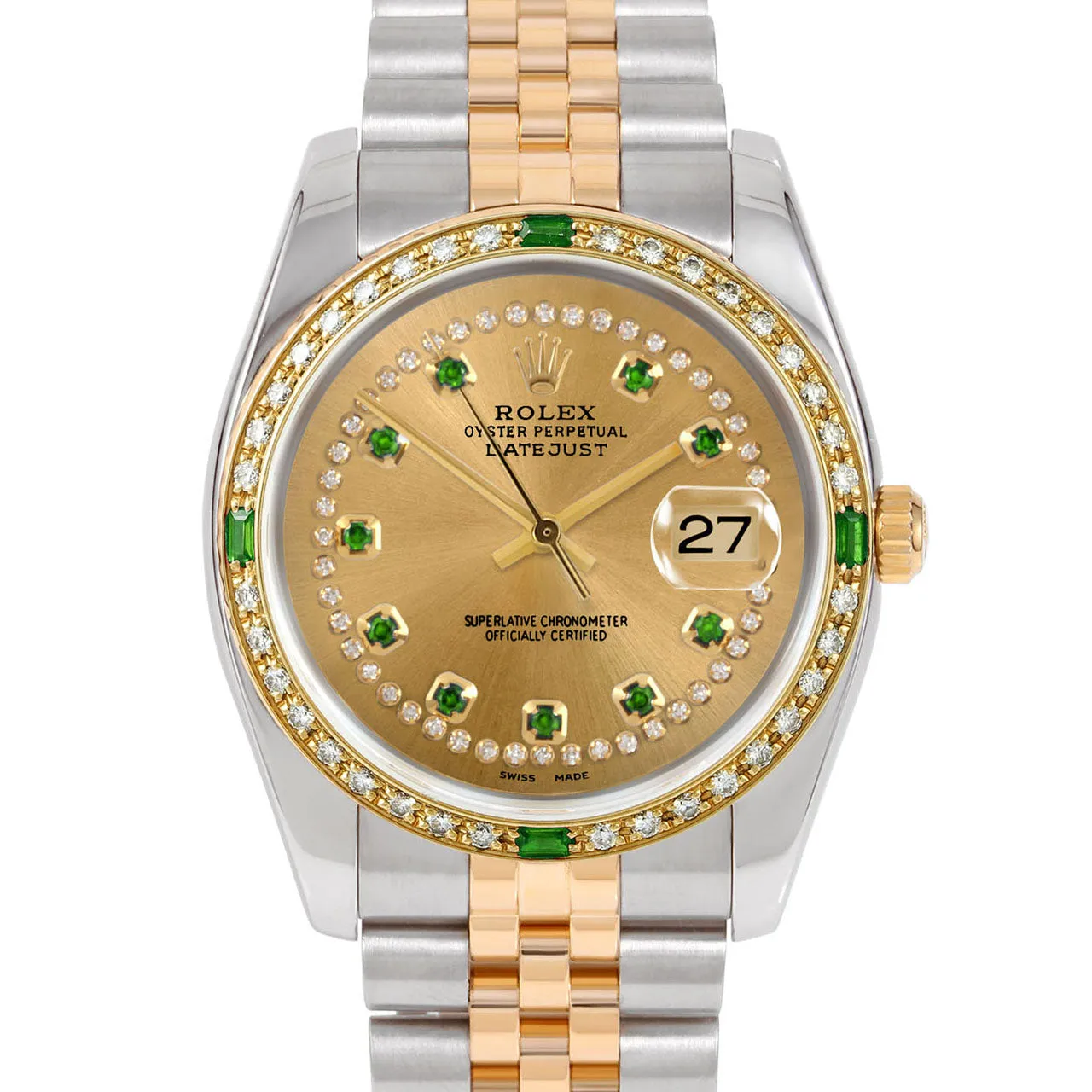 Rolex Datejust 36mm | 116233-CHM-STRE-4EMD-JBL