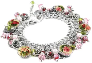 Rose Garden Charm Bracelet