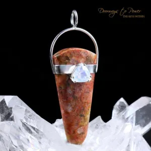 Rosophia Oregon Opal Crystal Pendant 'Divine Feminine Wisdom'