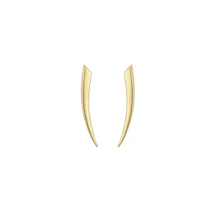 Sabre Fine Small Earrings - 18ct Yellow Gold