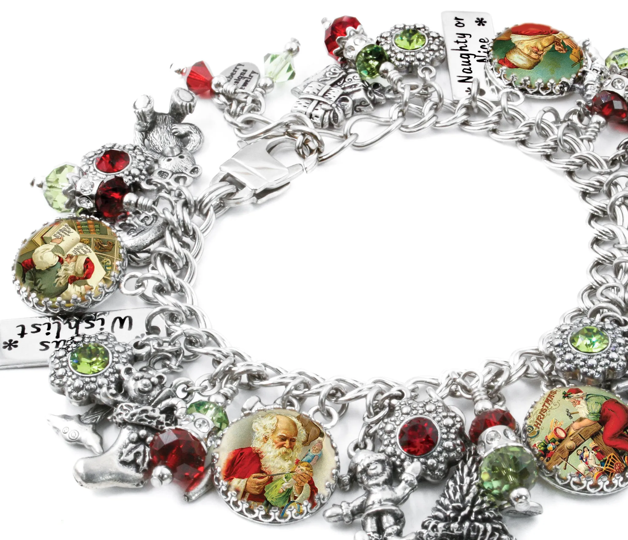 Santa Charm Bracelet, Santa's Workshop