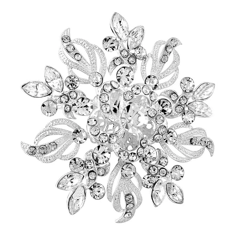 SassB Helena Crystal Brooch