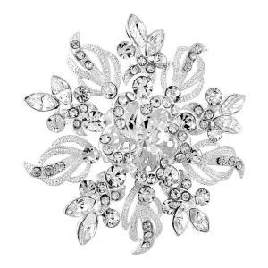 SassB Helena Crystal Brooch