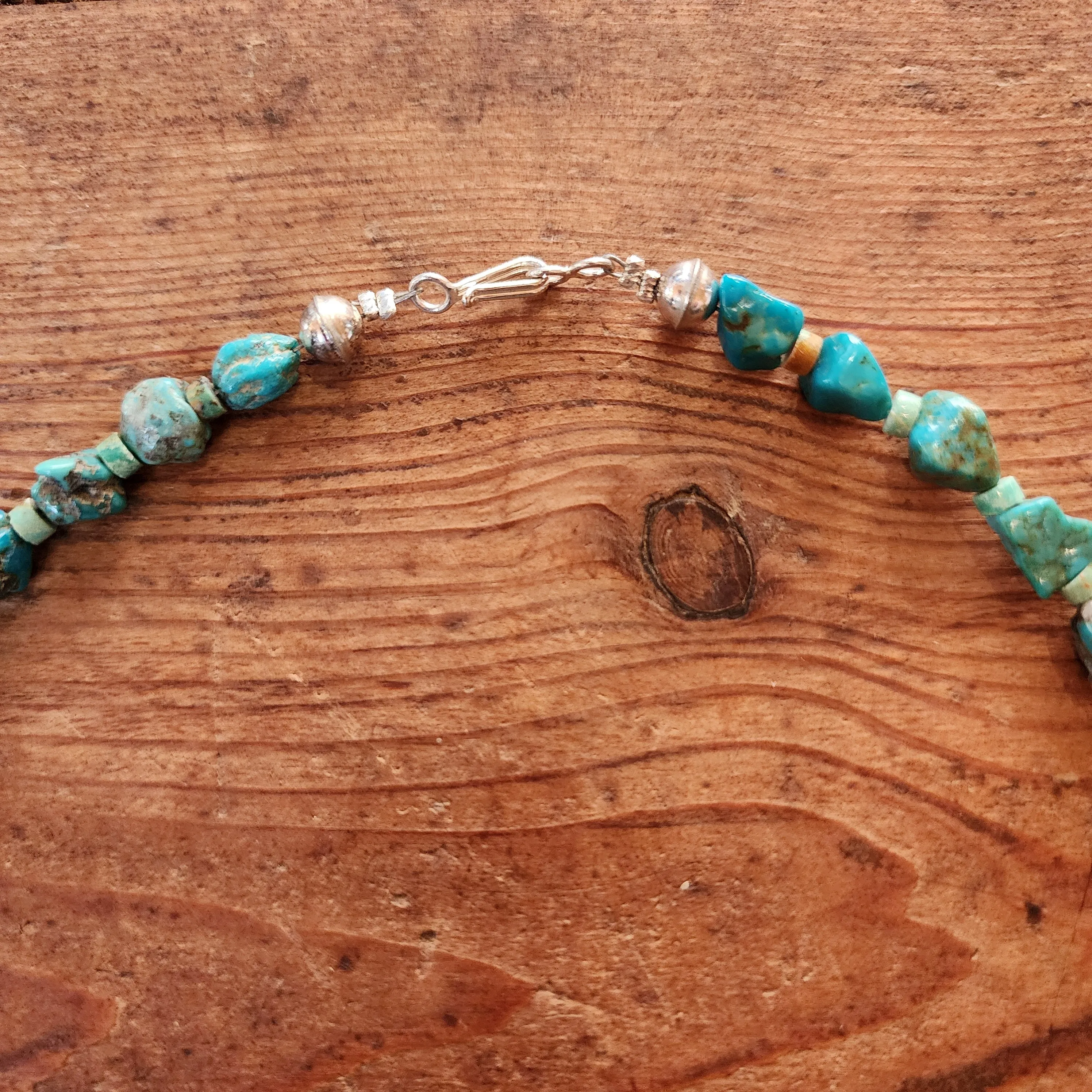 Sky Horse Turquoise Necklace - 20" Long