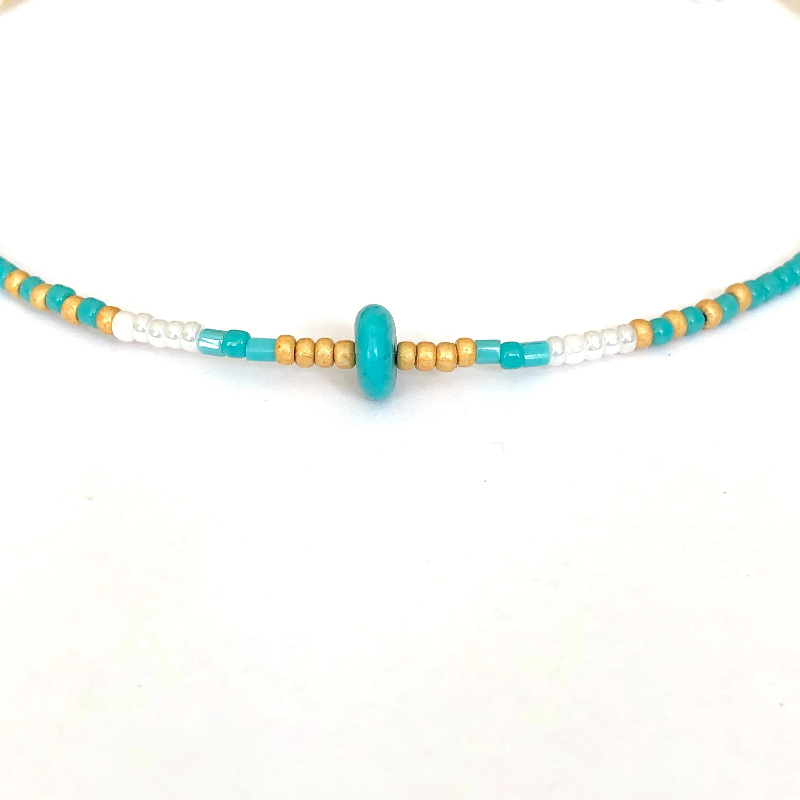 Sunny Ray Turquoise Beaded Necklace