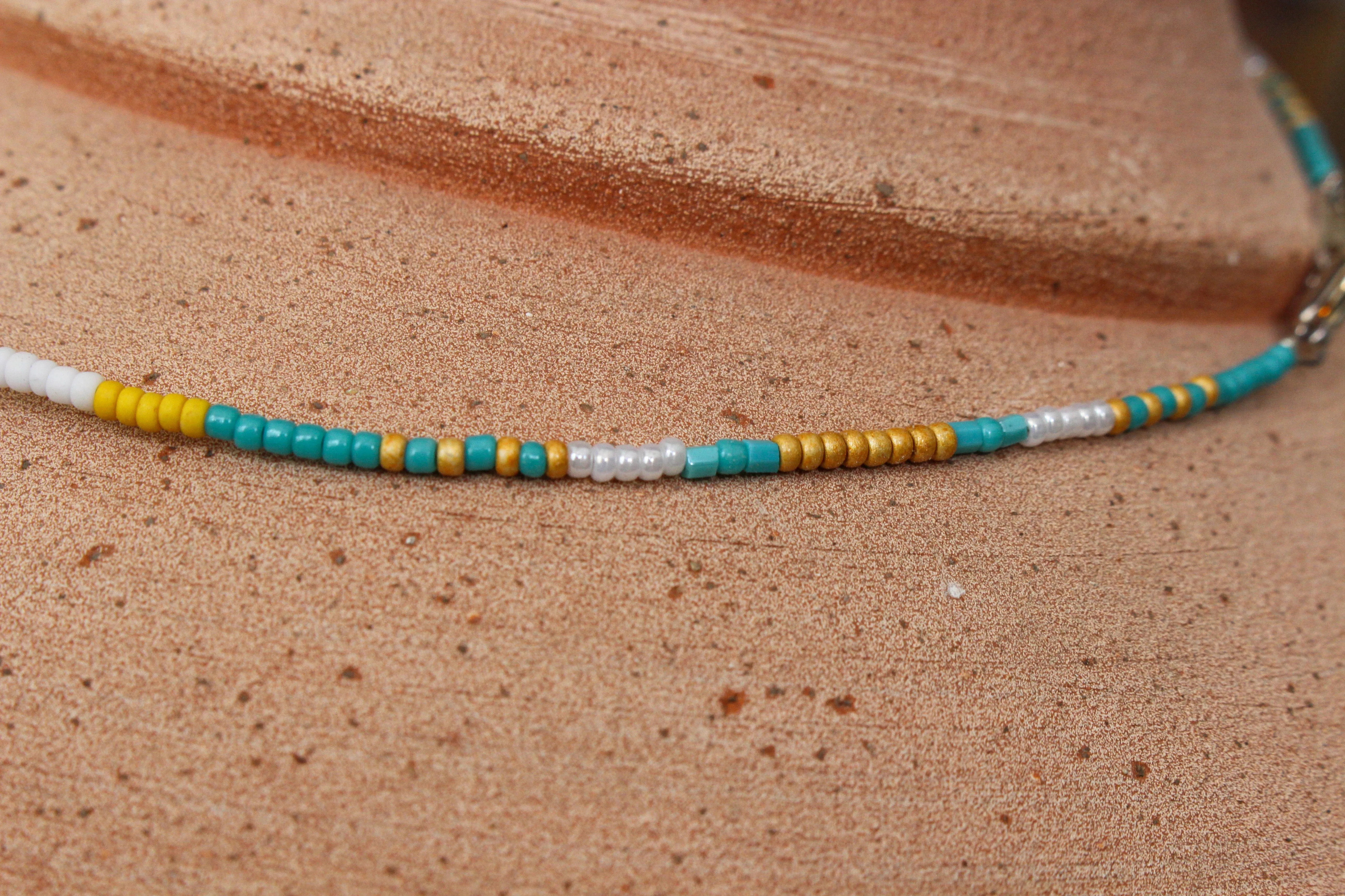 Sunny Ray Turquoise Beaded Necklace