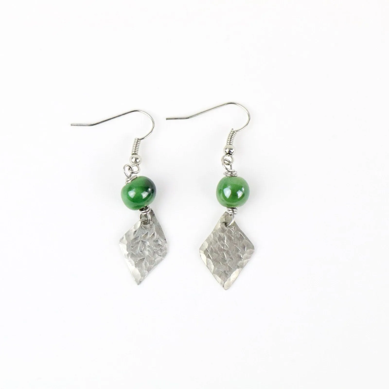 SwaziMUD™ Diamond Pewter Earring