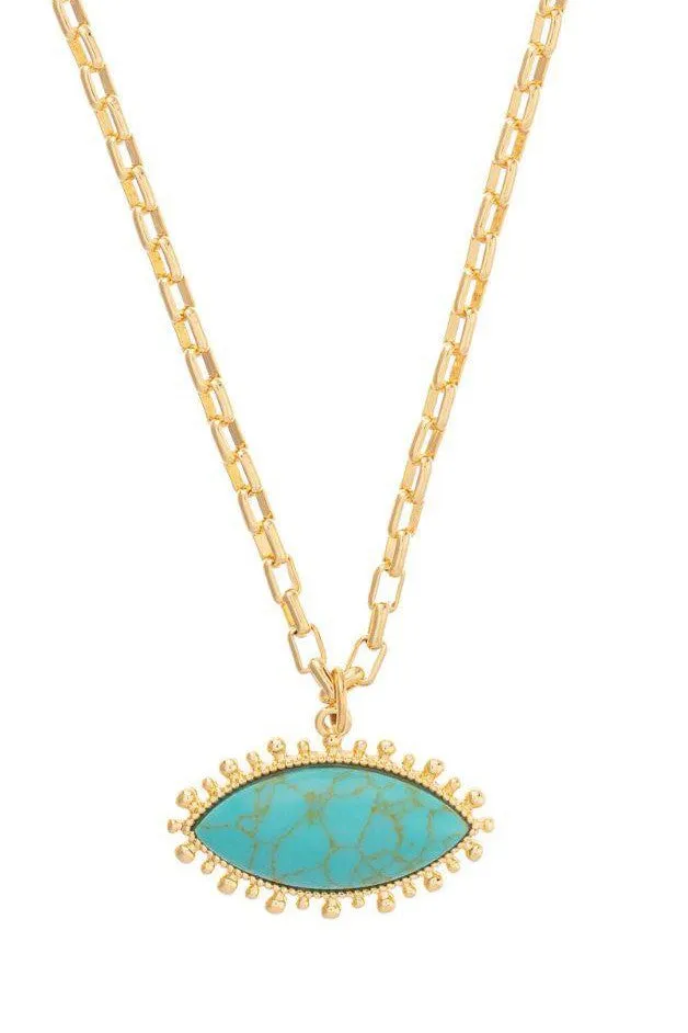 Talis Chains - Turquoise Pendant Necklace