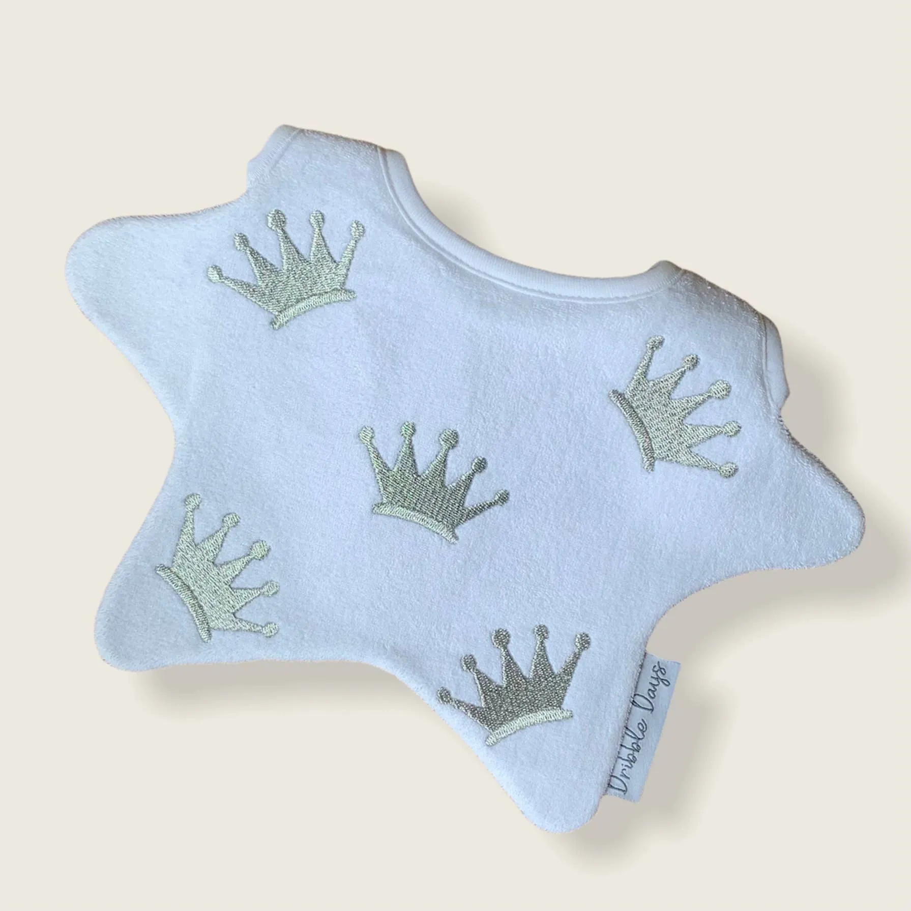 The Baby Blue Crown Bib