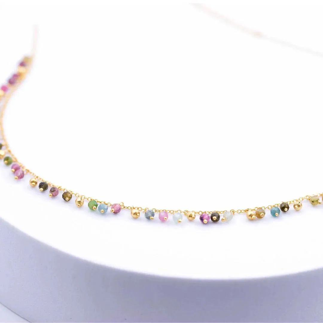 Tourmaline Charm Necklace