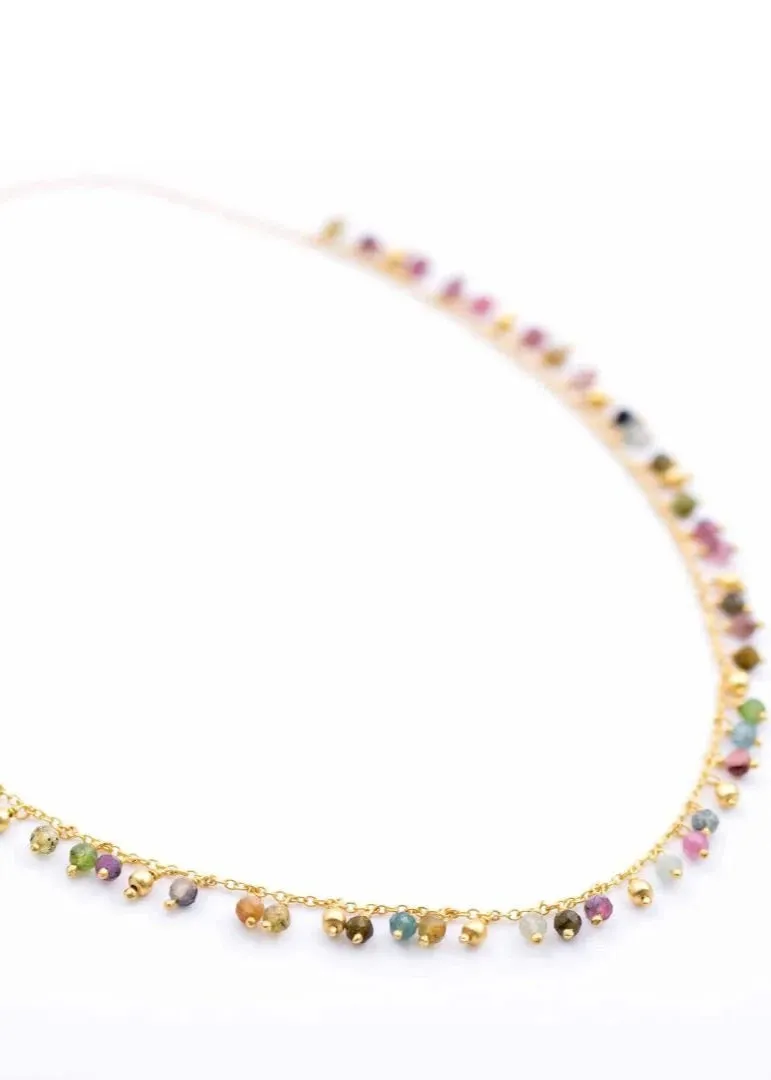 Tourmaline Charm Necklace