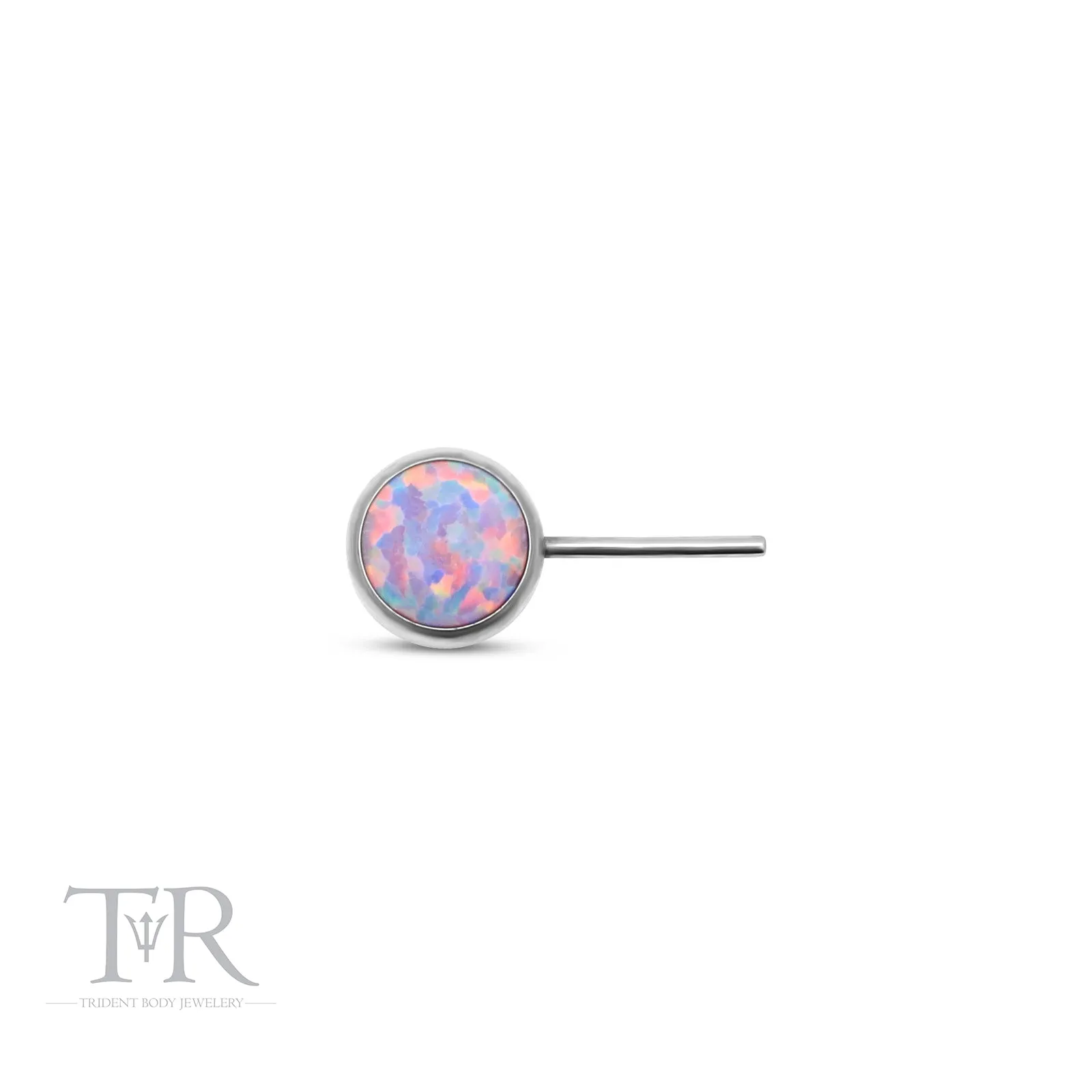 Trident Titanium Threadless Side Facing Opal Attachments