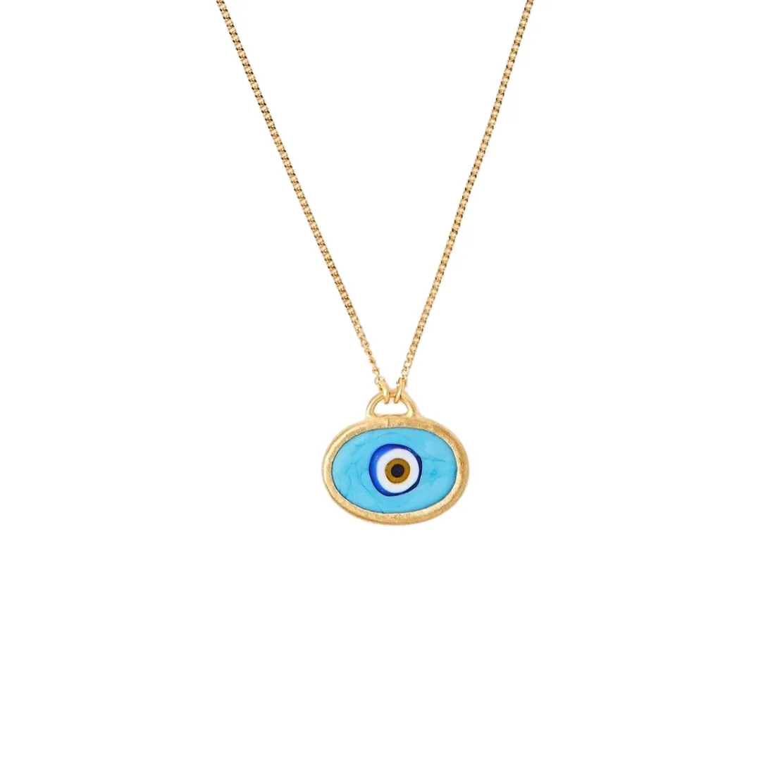 Turquoise Evil Eye Necklace