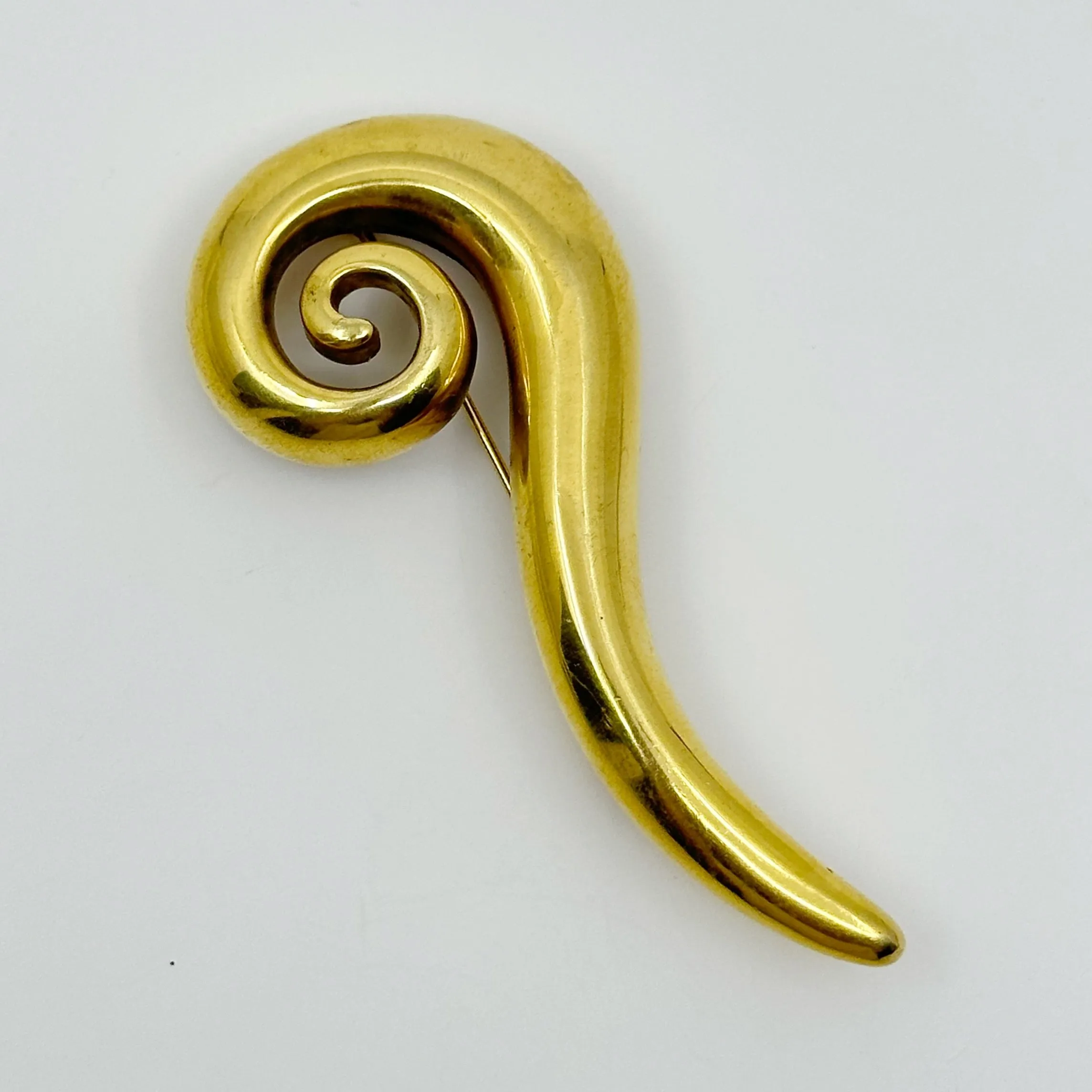 Vaubel Gold Vermeil sterling silver brooch