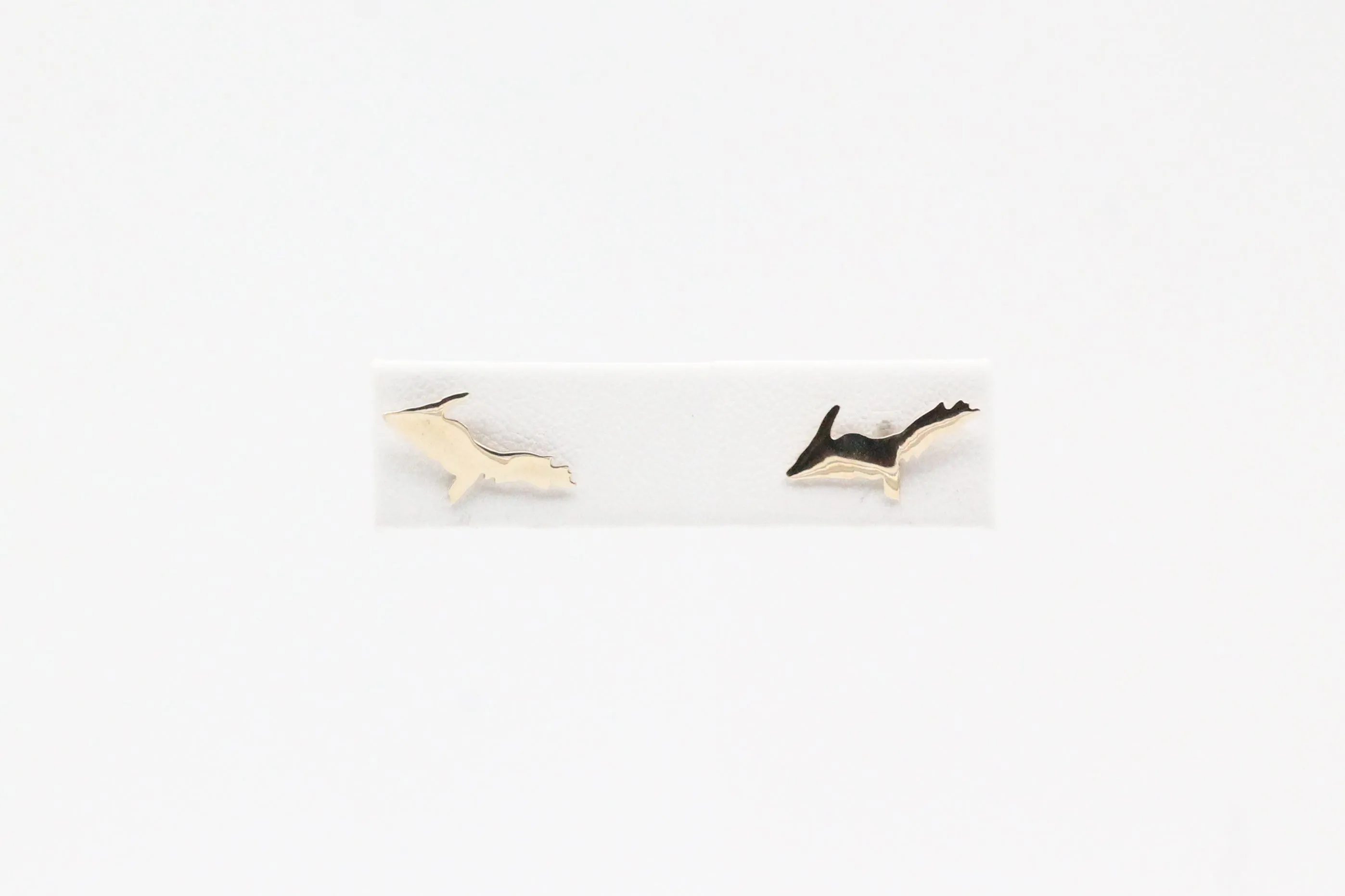 Yellow Gold Upper Peninsula Stud Earrings